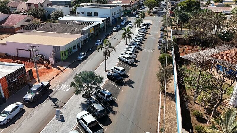 Imagem de compartilhamento para o artigo Prefeitura de Chapadão do Sul altera sistema de estacionamento no Centro após pedido de comerciantes da MS Todo dia